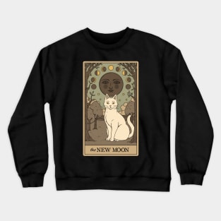 The New Moon Cat Crewneck Sweatshirt